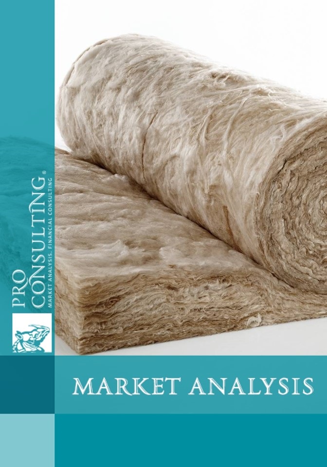 Market research of the the mineral wool market of Ukraine. 2008